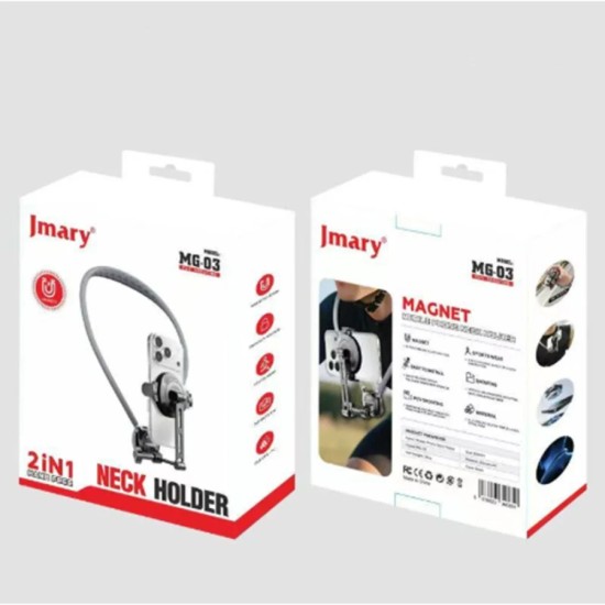 Jmary MG-03 Magnetic Neck Mount Holder for POV Shooting